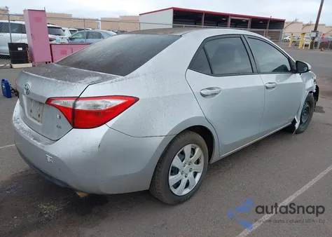 2015 Toyota Corolla Le/Le Plus/Le Premium из США, поврежденный, VIN 5YFBURHE4FP215347